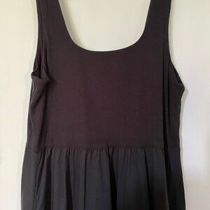 Everlane Supima® Jersey Riviera Dress in Black